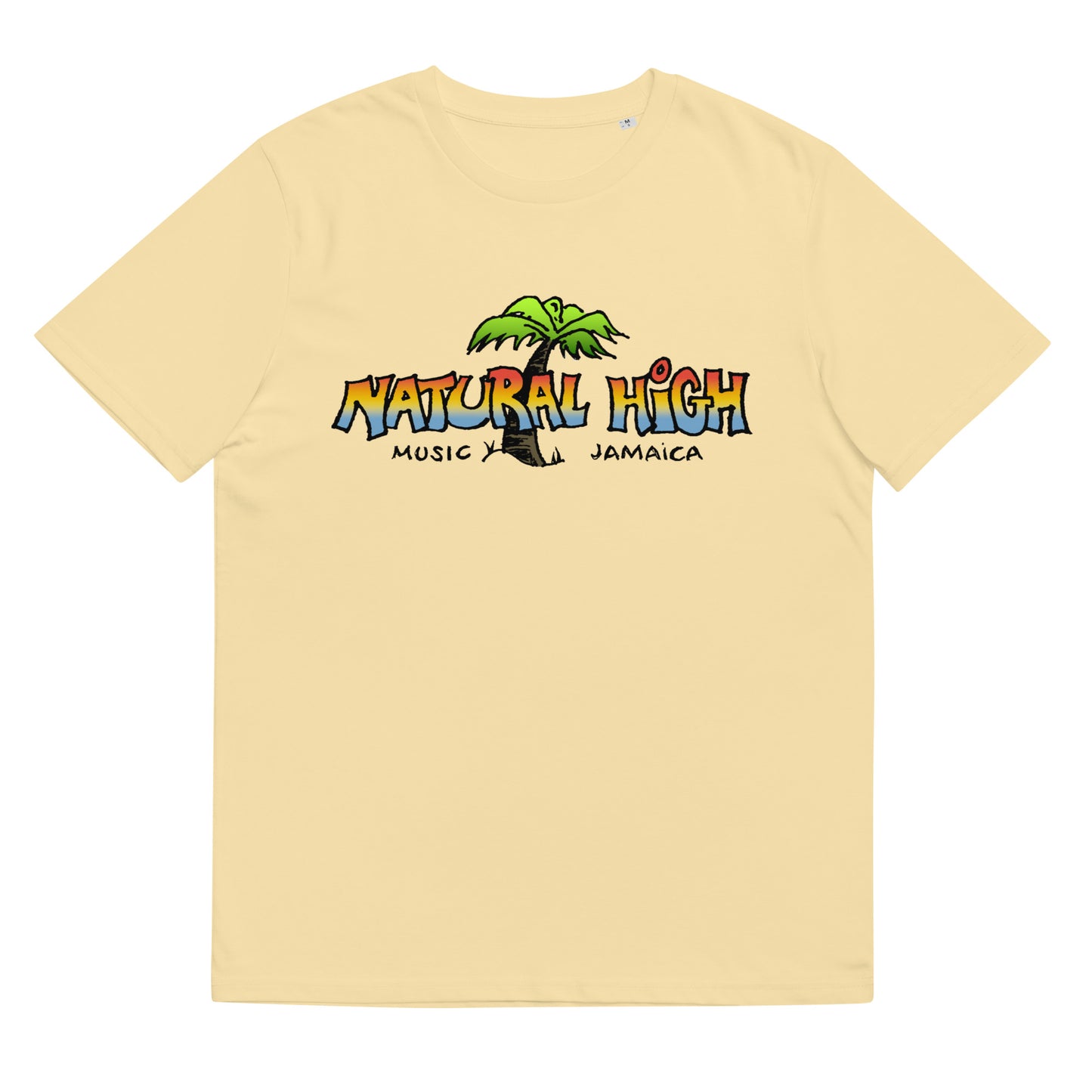 NATURAL HIGH Music Jamaica - Unisex organic cotton t-shirt