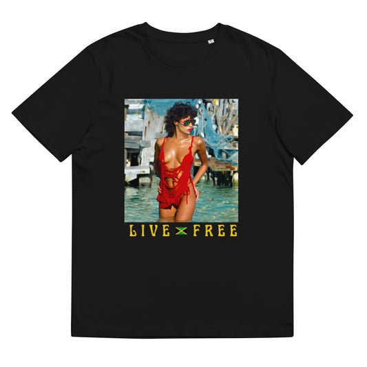 LIVE FREE  - Unisex organic cotton t-shirt