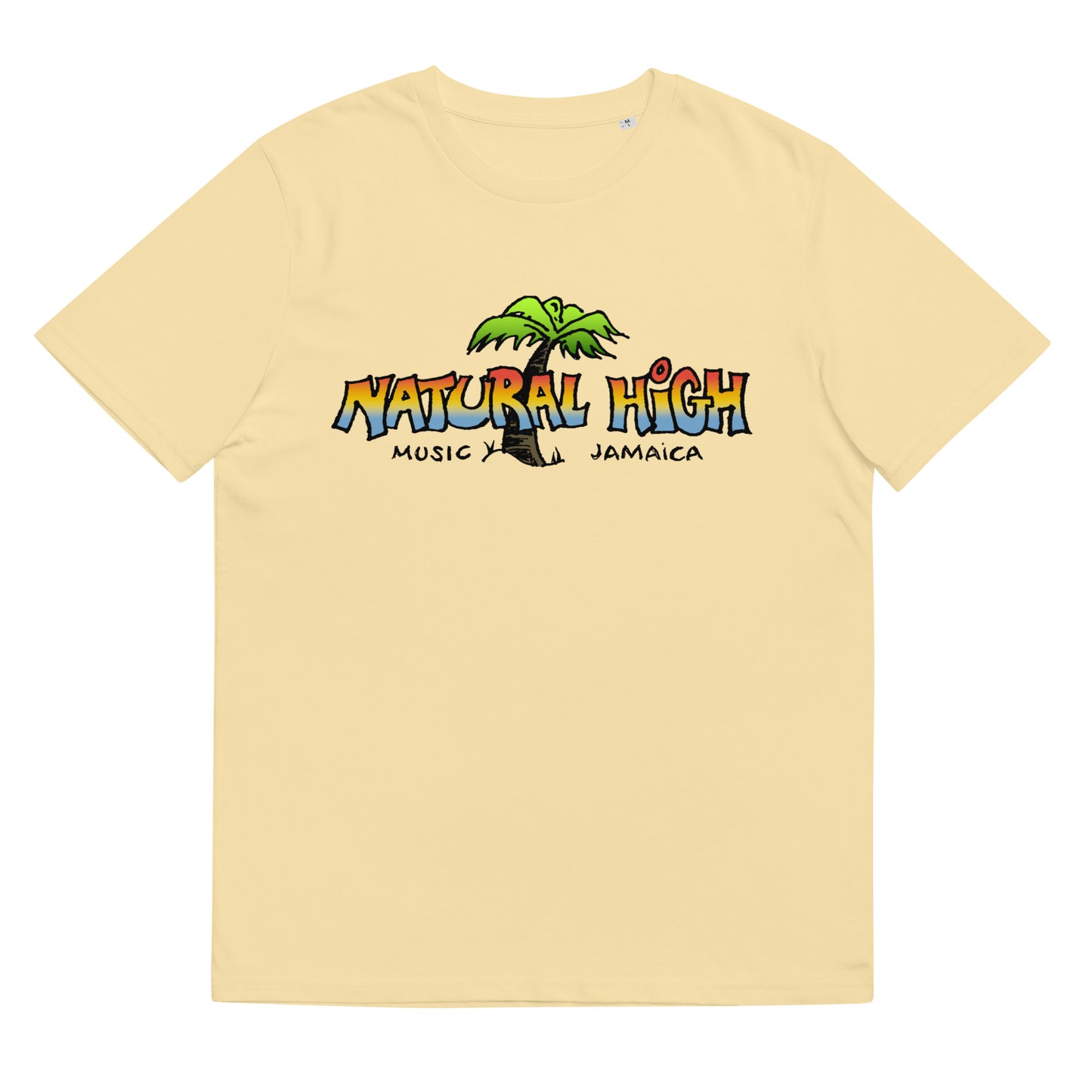 NATURAL HIGH Music Jamaica - Unisex organic cotton t-shirt