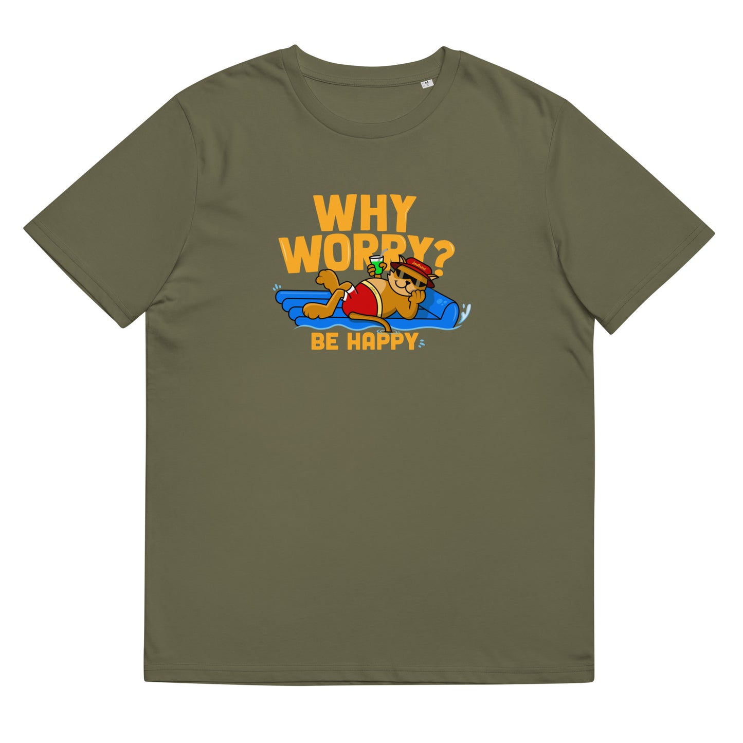 A - WHY WORRY - Unisex organic cotton t-shirt