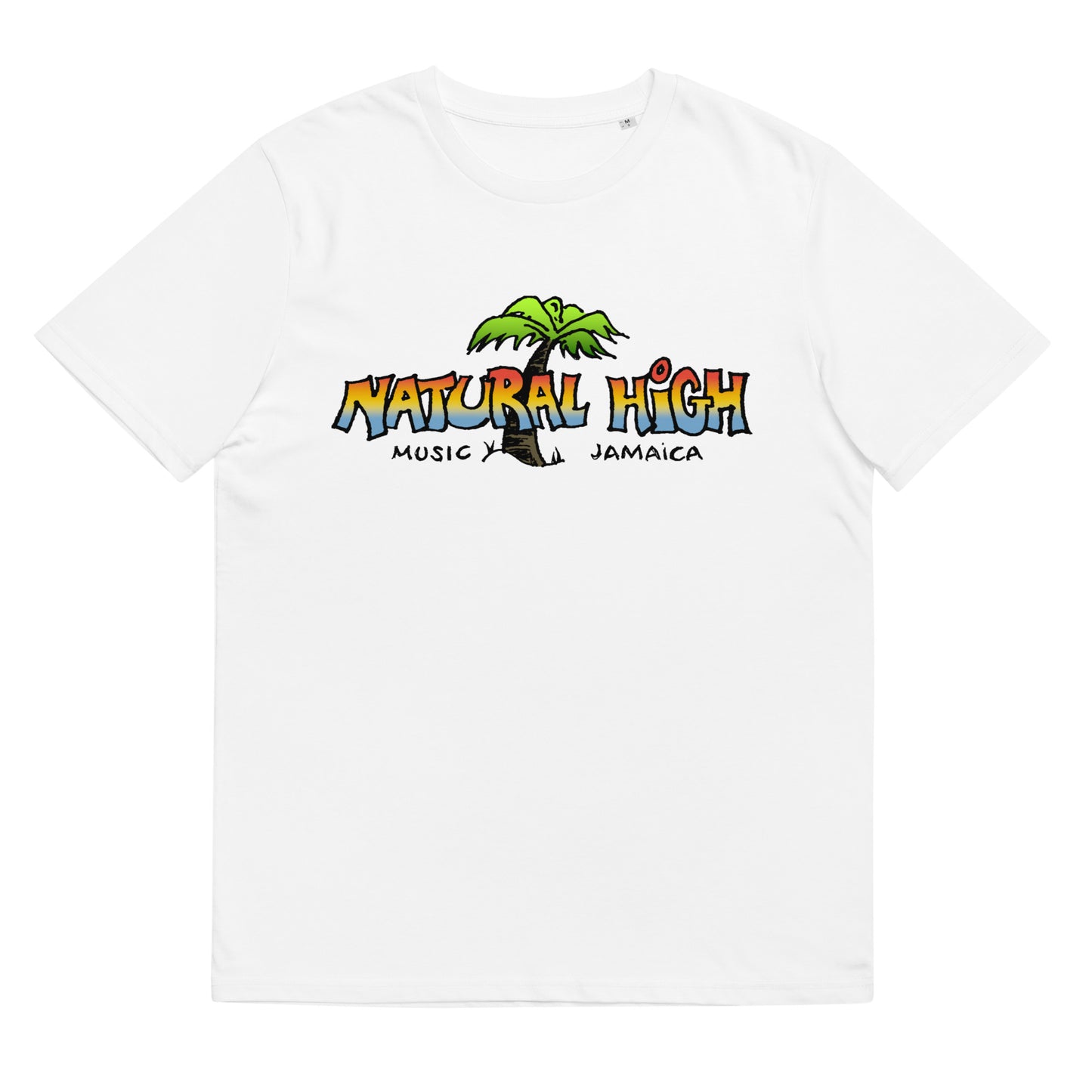 NATURAL HIGH Music Jamaica - Unisex organic cotton t-shirt